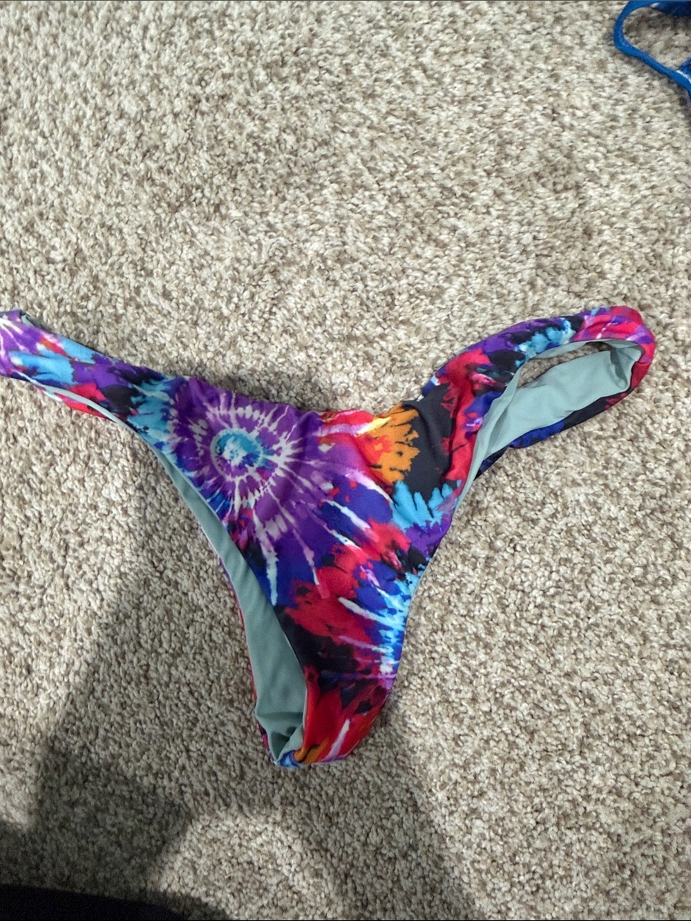 moana bikini Tie-Dye Women's Swim Bottom - Purple Pink Blue Orange